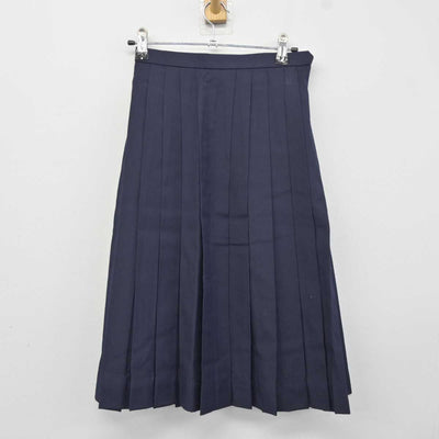 【中古】北海道 北星学園女子中学高等学校 女子制服 4点 (セーラー服・スカート) sf044241