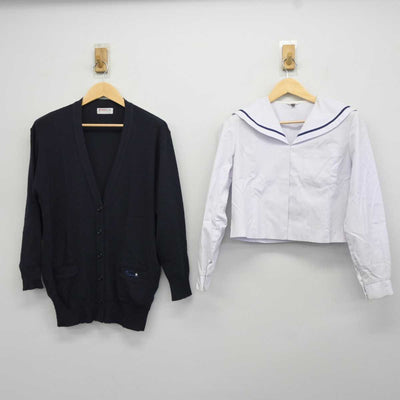 【中古】和歌山県 星林高等学校 女子制服 2点 (セーラー服・ニット) sf044251