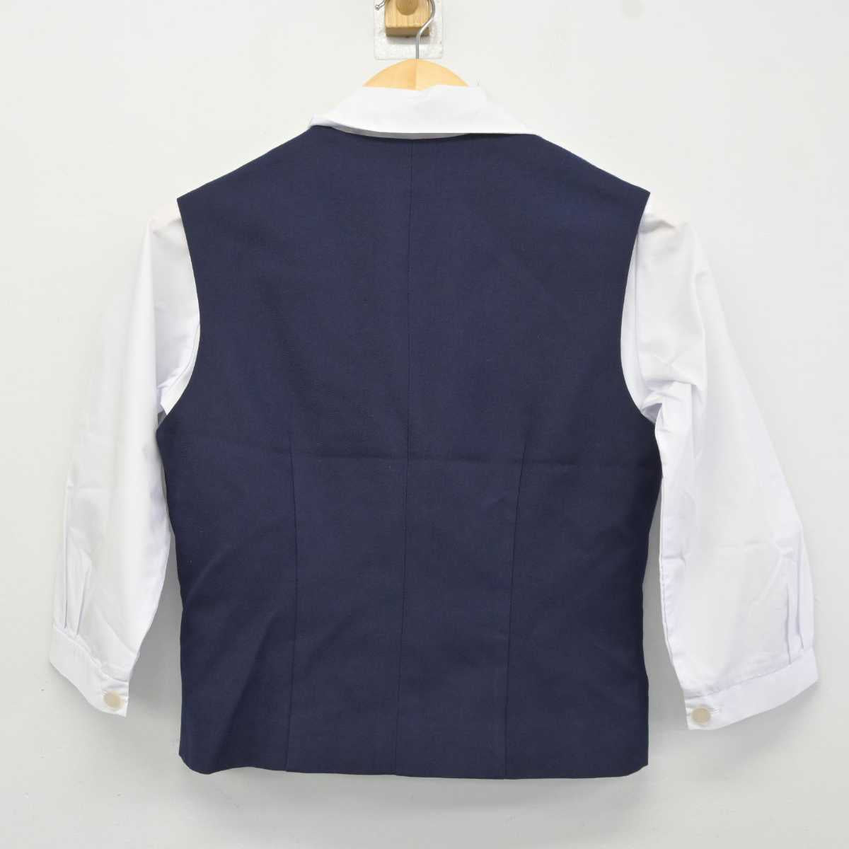 【中古】佐賀県 鳥栖高等学校 女子制服 2点 (シャツ・ベスト) sf044253