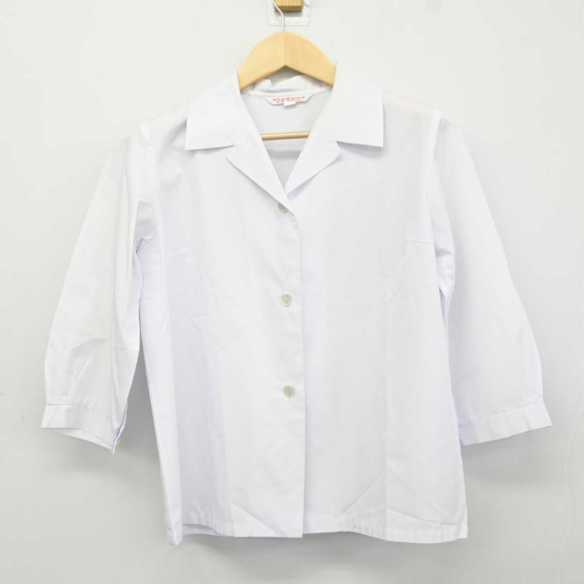 【中古】佐賀県 鳥栖高等学校 女子制服 2点 (シャツ・ベスト) sf044253