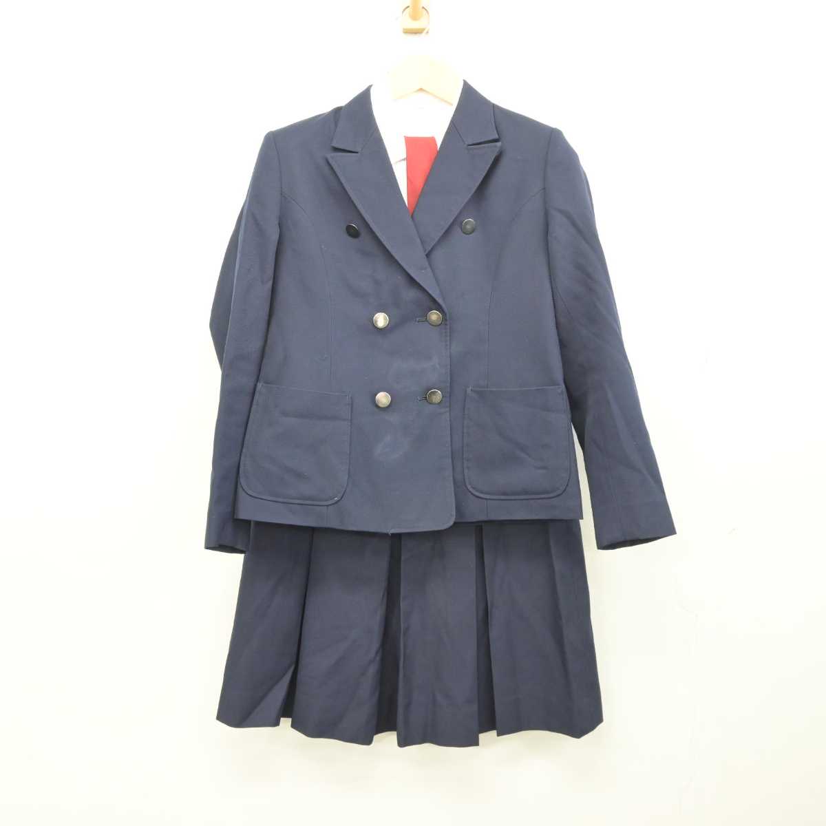 【中古】東京都 国分寺市立第四中学校 女子制服 4点 (ブレザー・シャツ・スカート) sf044254