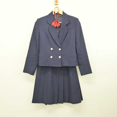 【中古】群馬県 東京農業大学第二高等学校 女子制服 4点 (ブレザー・ベスト・スカート) sf044261