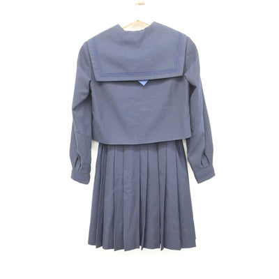 【中古】大阪府 大阪市立十三中学校 女子制服 3点 (セーラー服・スカート) sf044264