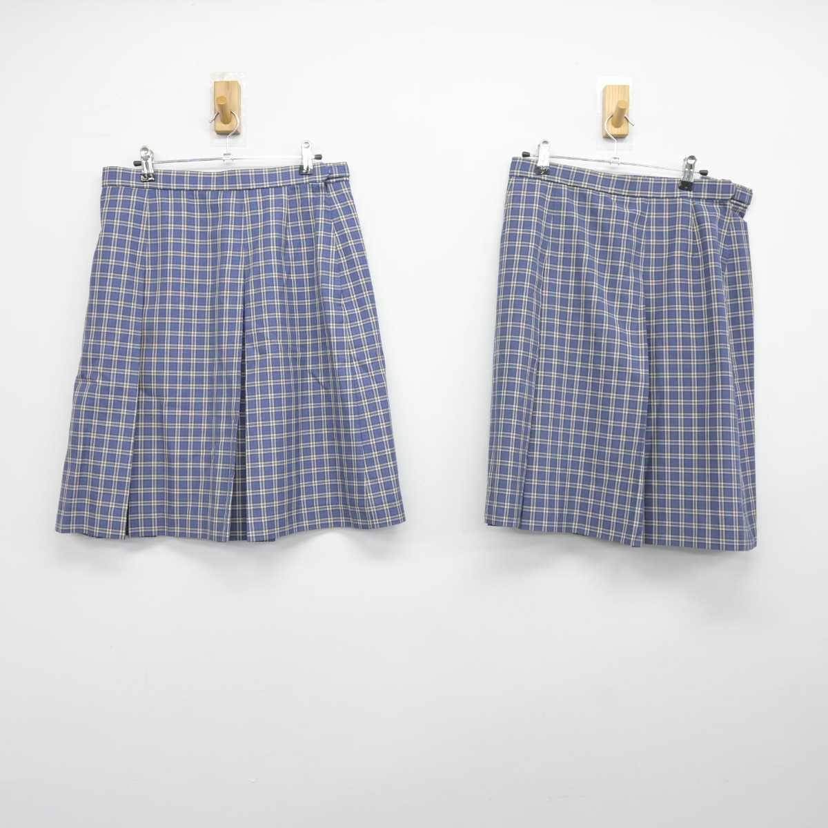 【中古】神奈川県 海老名市立海西中学校 女子制服 3点 (ブレザー・スカート) sf044271