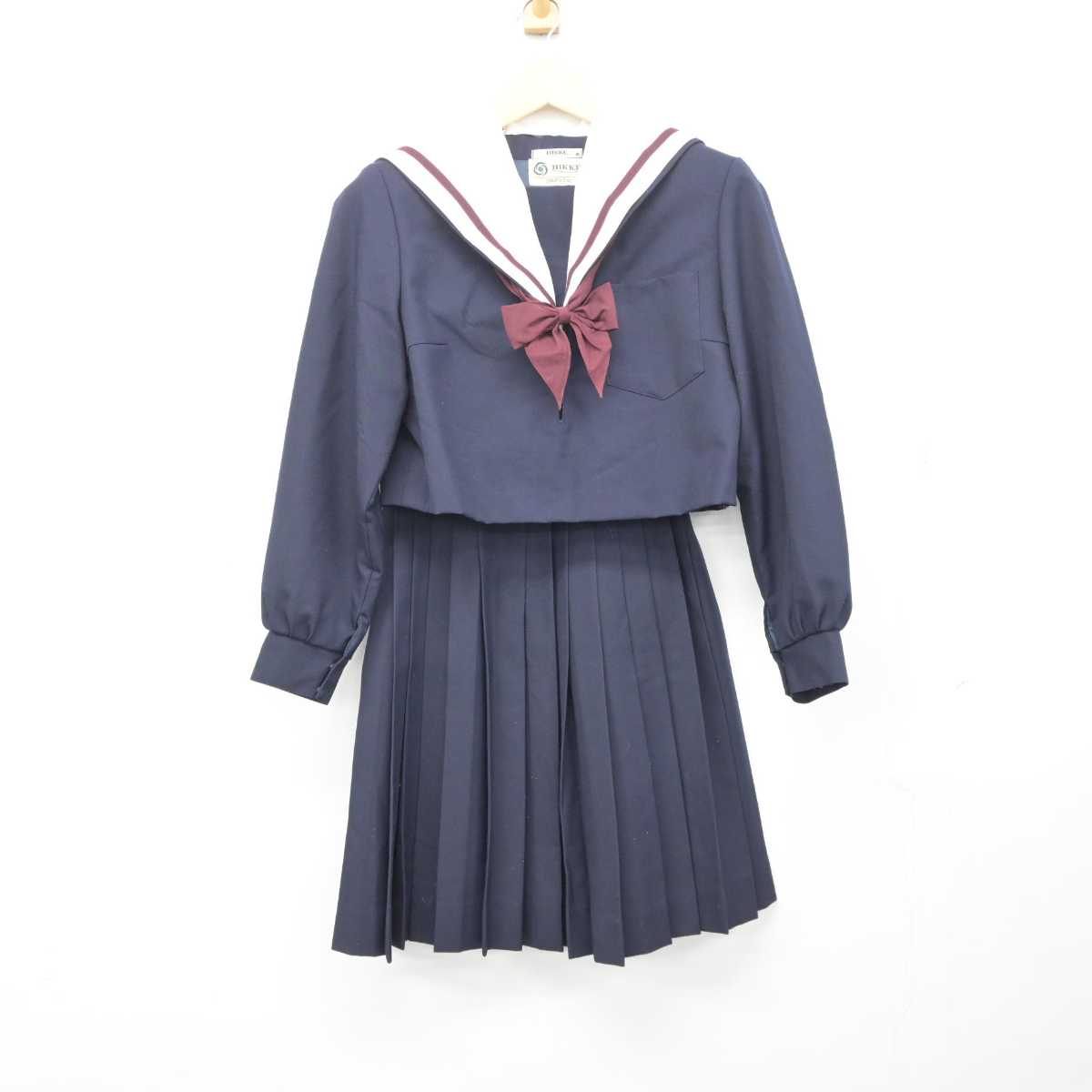 【中古】愛知県 刈谷高等学校 女子制服 3点 (セーラー服・スカート) sf044272