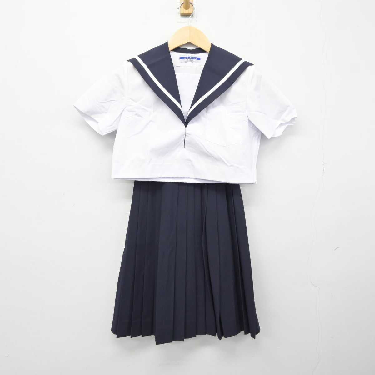 【中古】愛知県 刈谷高等学校 女子制服 3点 (セーラー服・セーラー服・スカート) sf044274