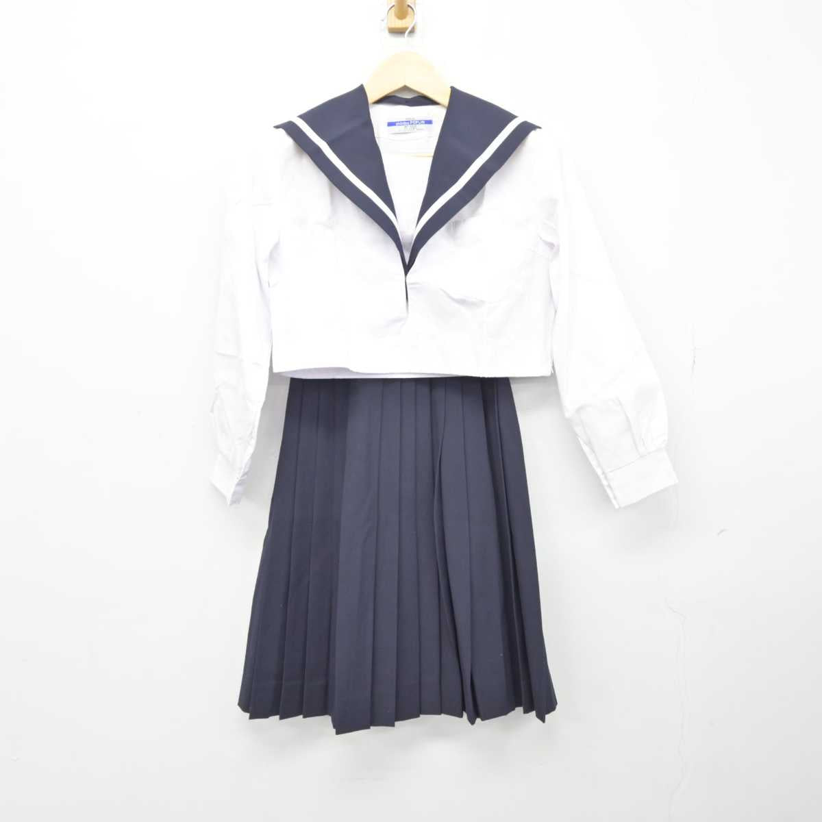 【中古】愛知県 刈谷高等学校 女子制服 3点 (セーラー服・セーラー服・スカート) sf044274