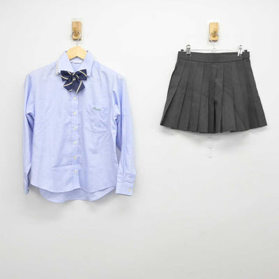 【中古】大阪府 大阪産業大学附属高等学校 女子制服 3点 (シャツ・スカート) sf044279