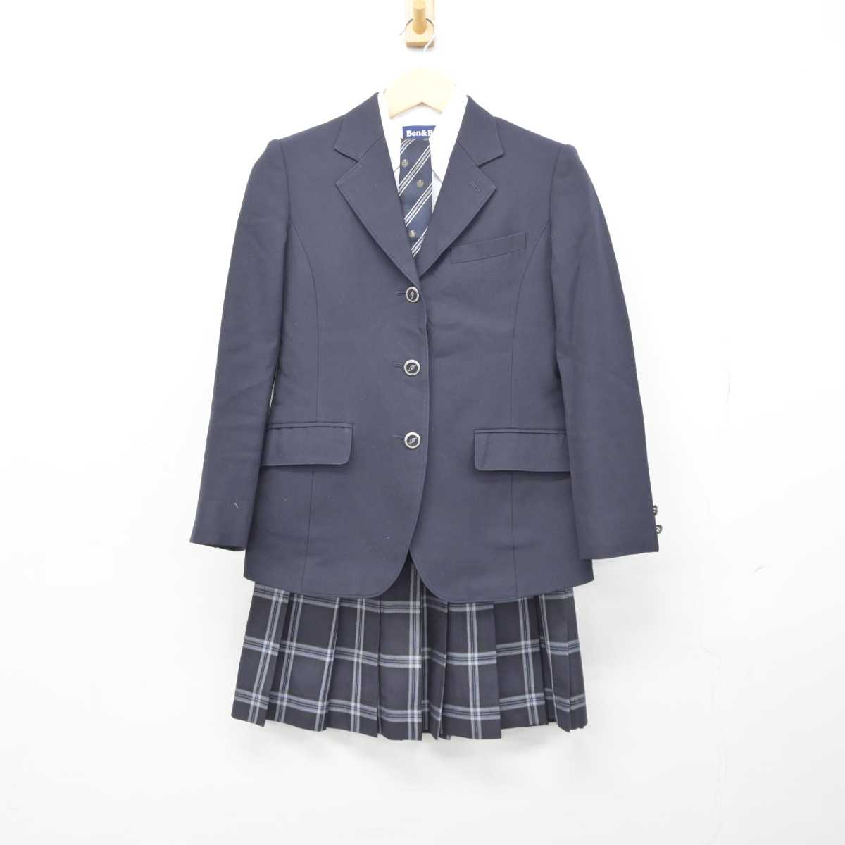 【中古】東京都 板橋高等学校 女子制服 4点 (ブレザー・シャツ・スカート) sf044280