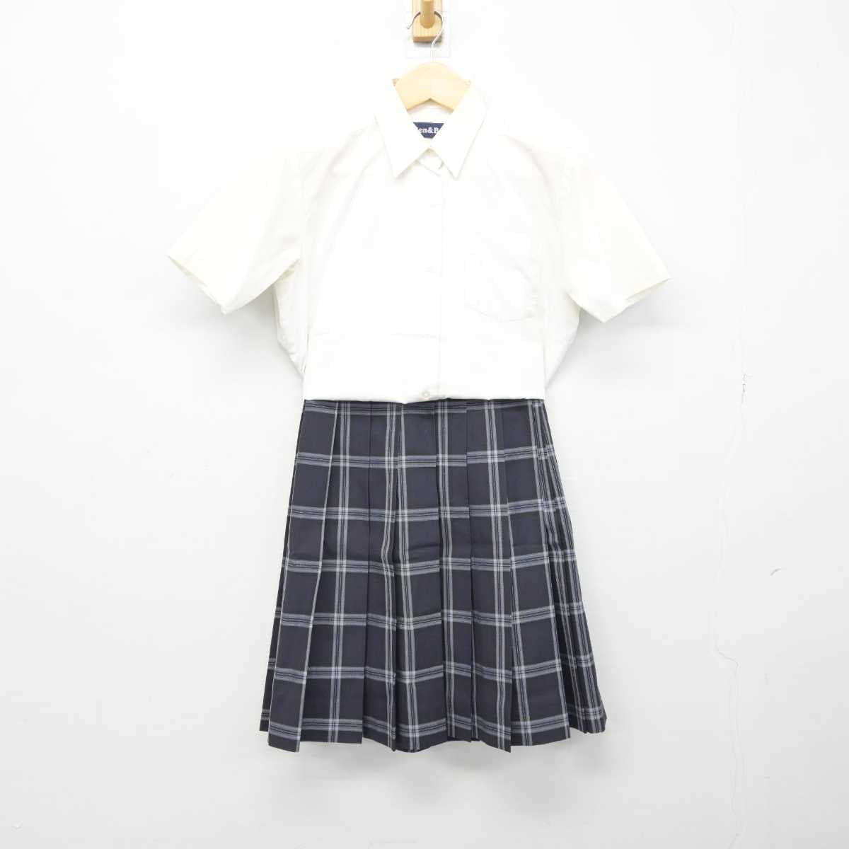 【中古】東京都 板橋高等学校 女子制服 2点 (シャツ・スカート) sf044281