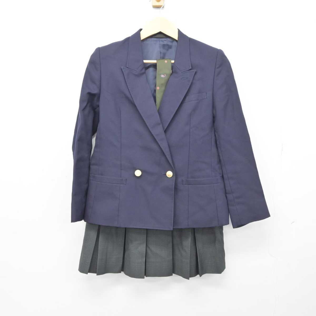 【中古】神奈川県 山北高等学校 女子制服 3点 (ブレザー・スカート) sf044292