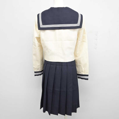 【中古】福岡県 博多女子高等学校 女子制服 3点 (セーラー服・ジャンパースカート) sf044301