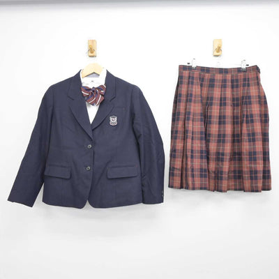 【中古】東京都 貞静学園高等学校 女子制服 4点 (ブレザー・シャツ・スカート) sf044307