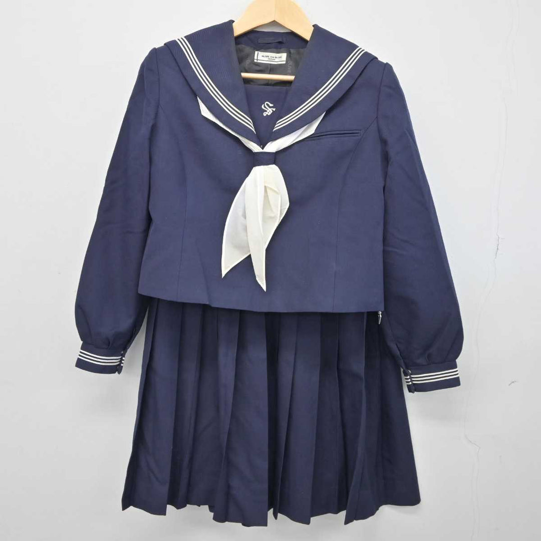 中古】神奈川県 大井町立湘光中学校 女子制服 3点 (セーラー服・スカート) sf044310 | 中古制服通販パレイド