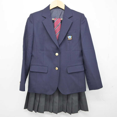 【中古】 さくら国際高等学校 女子制服 5点 (ブレザー・スカート・その他アイテム) sf044314