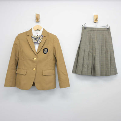 【中古】三重県 高田学苑高田高等学校 女子制服 4点 (ブレザー・シャツ・スカート) sf044317