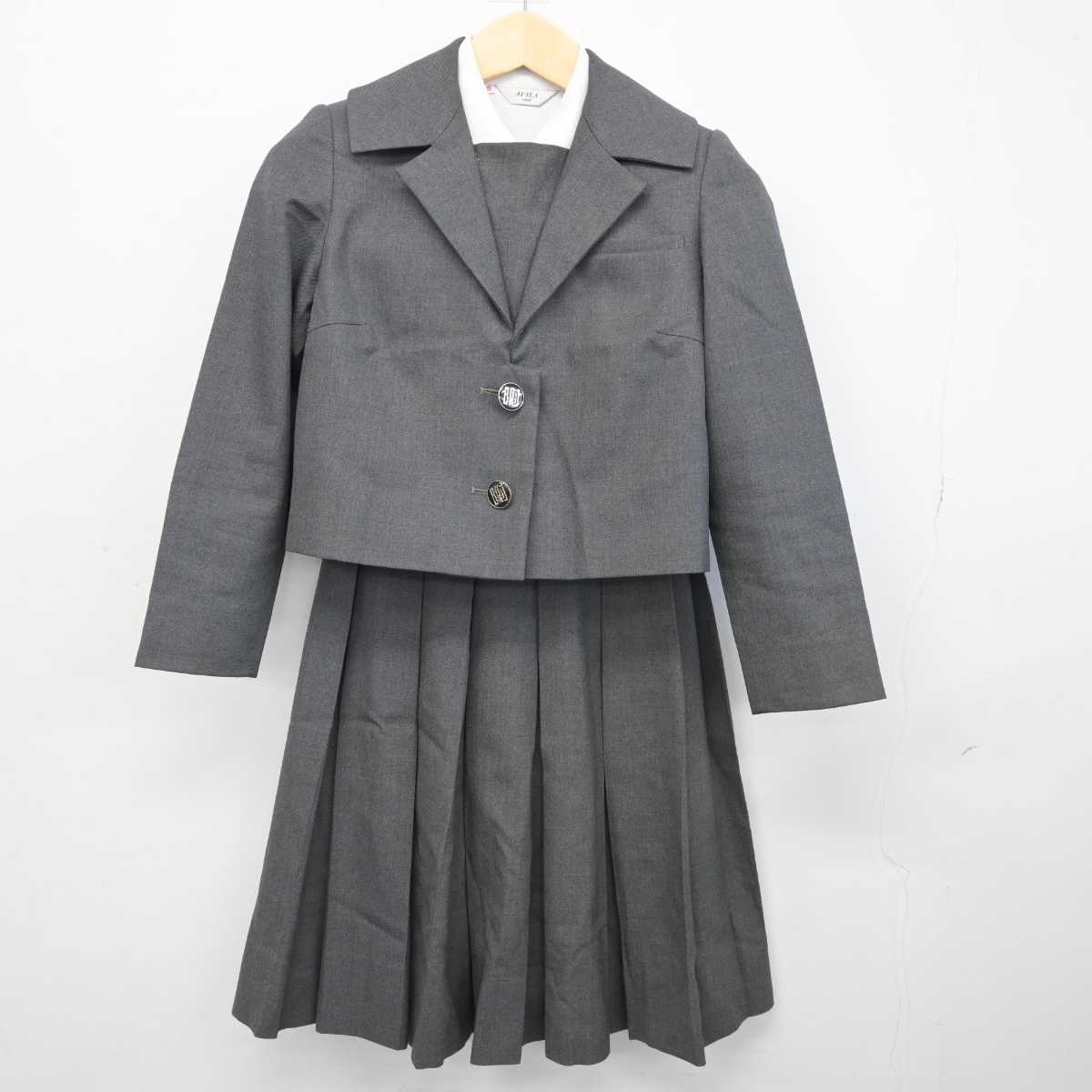 【中古】三重県 三重大学教育学部附属中学校 女子制服 3点 (ブレザー・シャツ・スカート) sf044321