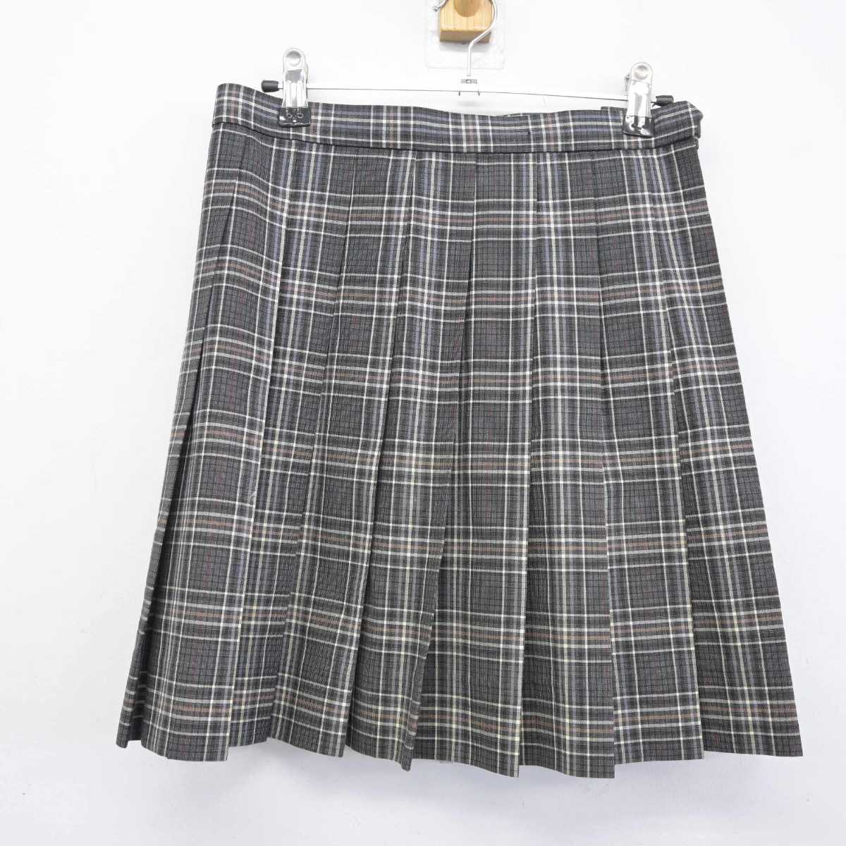 【中古】大阪府 旭高等学校 女子制服 2点 (ニット・スカート) sf044329