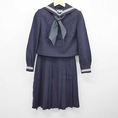 【中古】茨城県 日立第二高等学校 女子制服 3点 (スカート・スカート) sf044340