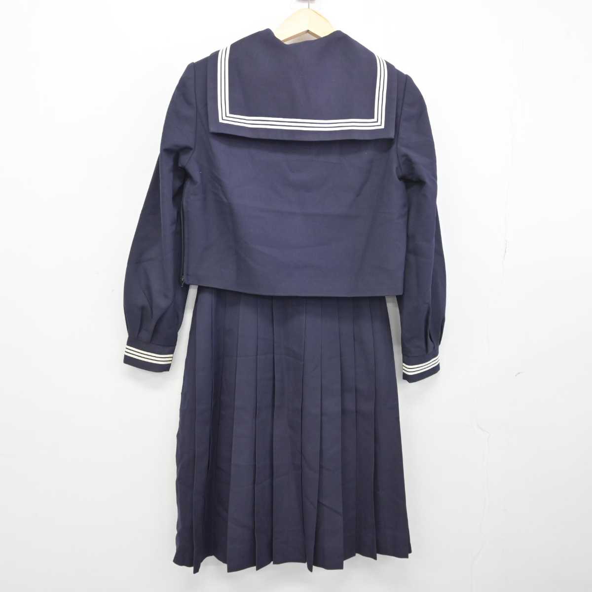 【中古】茨城県 日立第二高等学校 女子制服 3点 (スカート・スカート) sf044340