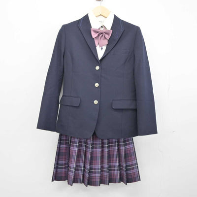 【中古】岡山県 倉敷翠松高等学校 女子制服 4点 (ブレザー・シャツ・スカート) sf044345