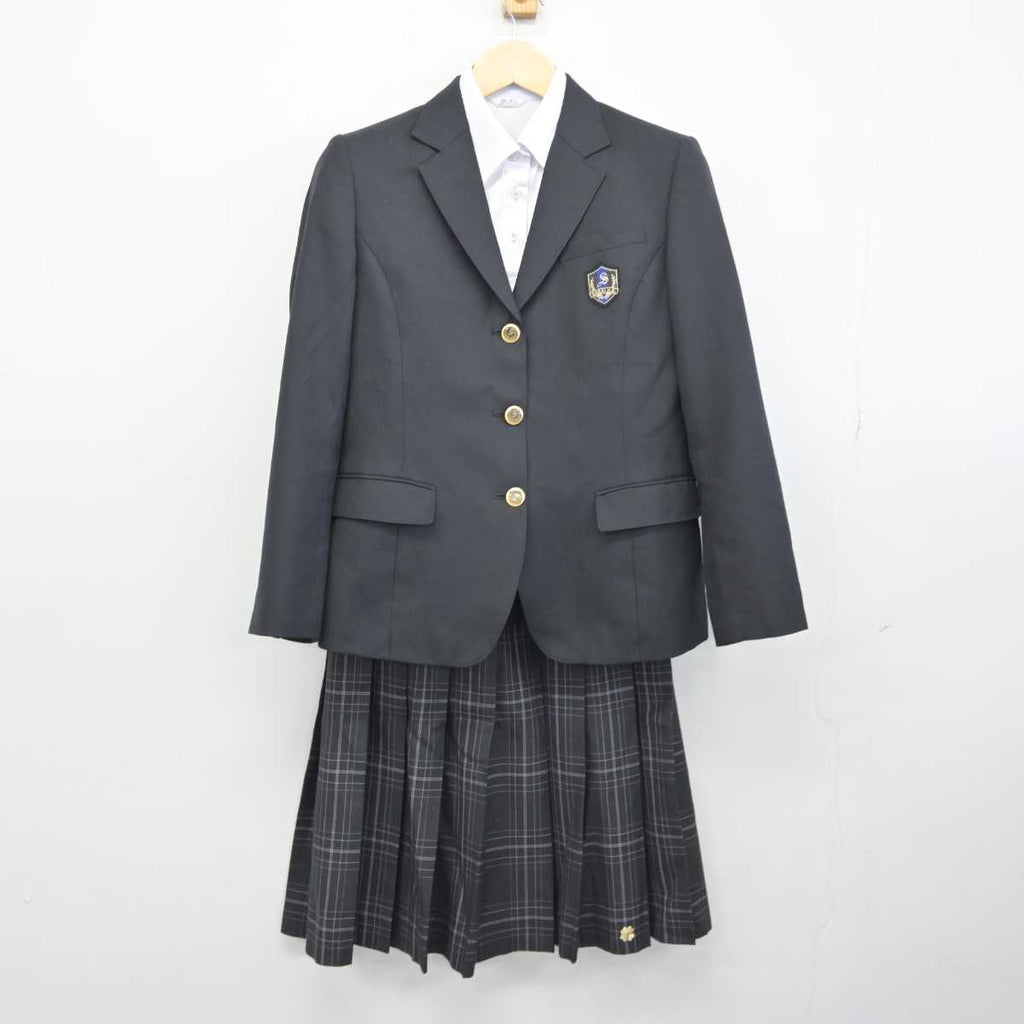 【中古】福井県 坂井高等学校 女子制服 3点 (ブレザー・シャツ 