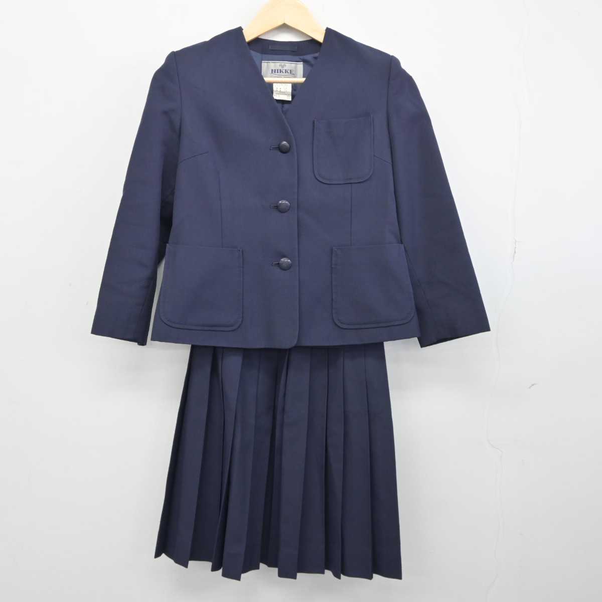 【中古】兵庫県 川西南中学校 女子制服 2点 (ブレザー・スカート) sf044354