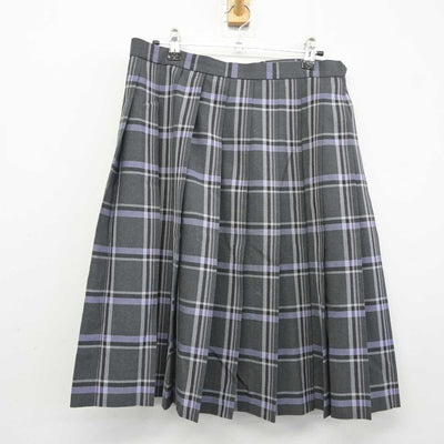 【中古】大阪府 関西大学中等部 女子制服 3点 (ニットベスト・シャツ・スカート) sf044361