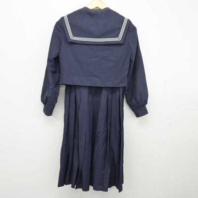 【中古】福岡県 次郎丸中学校 女子制服 2点 (セーラー服・ジャンパースカート) sf044372