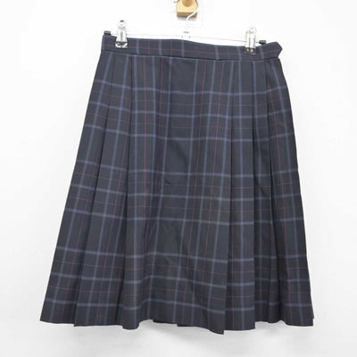 【中古】東京都 日大鶴ヶ丘高等学校 女子制服 3点 (ニット・スカート) sf044383