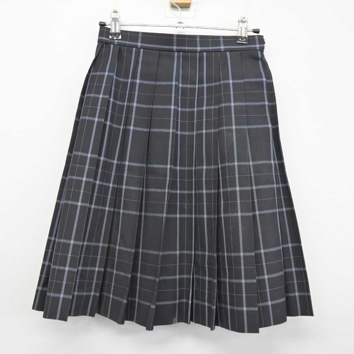 【中古】東京都 日大鶴ヶ丘高等学校 女子制服 2点 (シャツ・スカート) sf044384