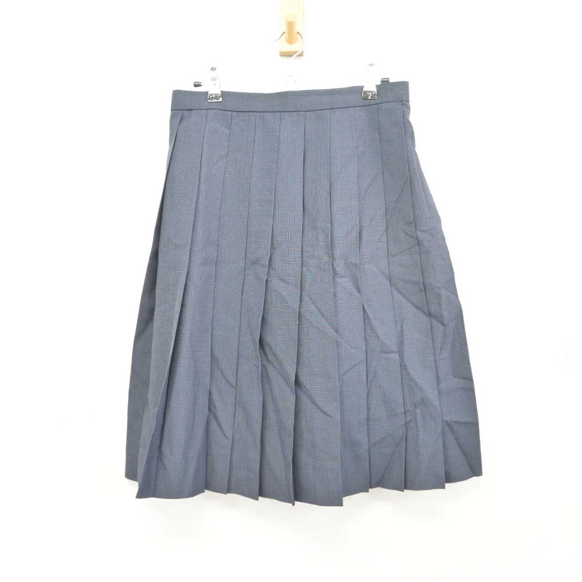 【中古】香川県 丸亀城西高等学校 女子制服 3点 (ベスト・シャツ・スカート) sf044399