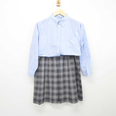 【中古】東京都 武蔵野中学校高等学校 女子制服 2点 (シャツ・スカート) sf044409