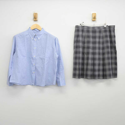 【中古】東京都 武蔵野中学校高等学校 女子制服 2点 (シャツ・スカート) sf044409