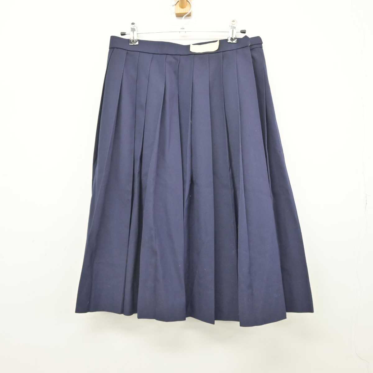 【中古】福岡県 飯塚第一中学校 女子制服 3点 (セーラー服・スカート) sf044413