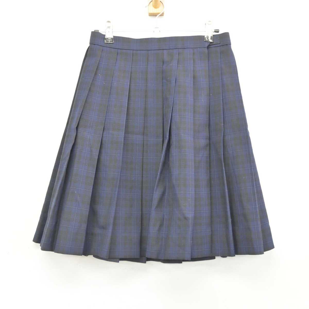 【中古】千葉県 幕張総合高等学校 女子制服 3点 (ベスト・シャツ・スカート) sf044419