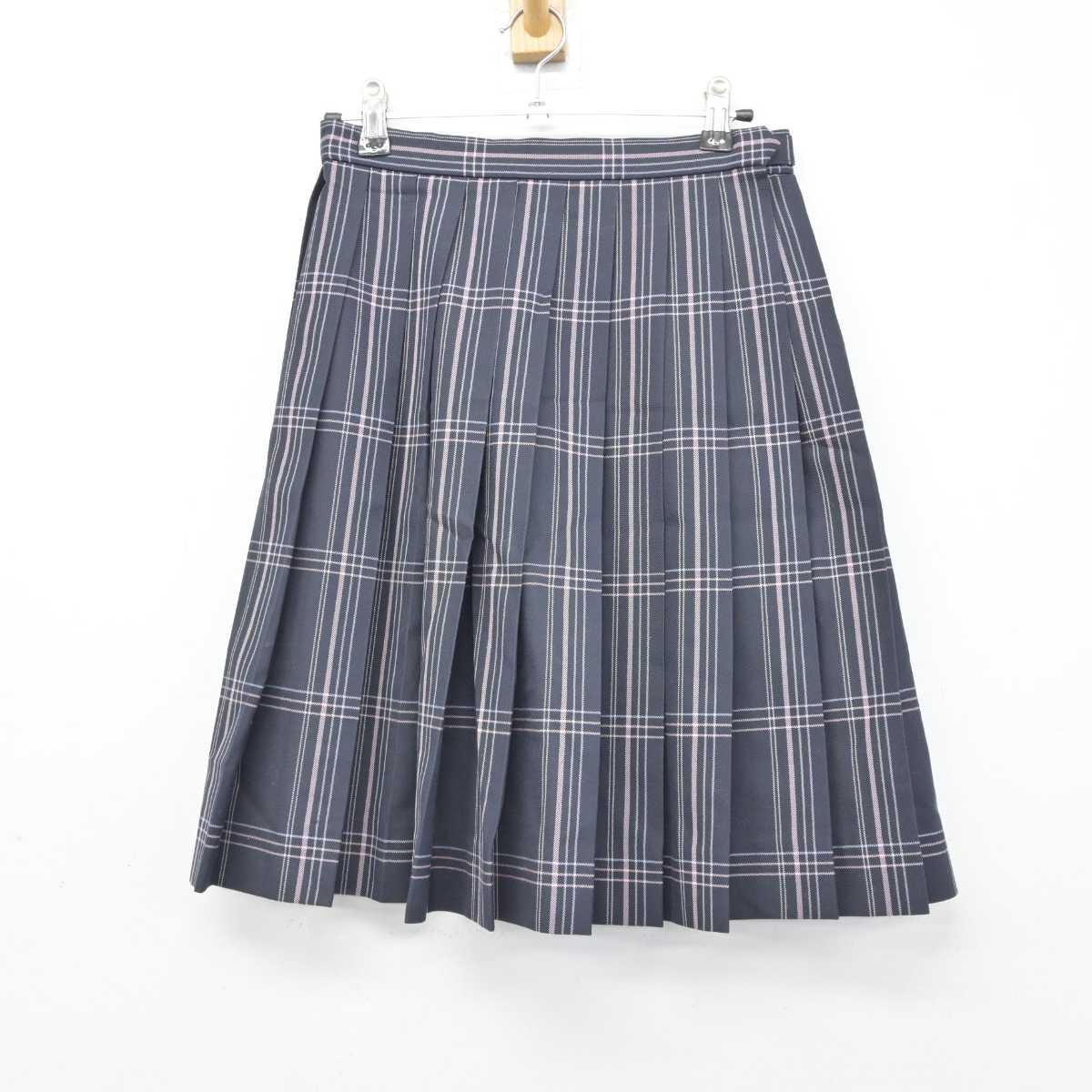 【中古】東京都 八雲学園中学校高等学校 女子制服 5点 (ブレザー・シャツ・スカート) sf044421