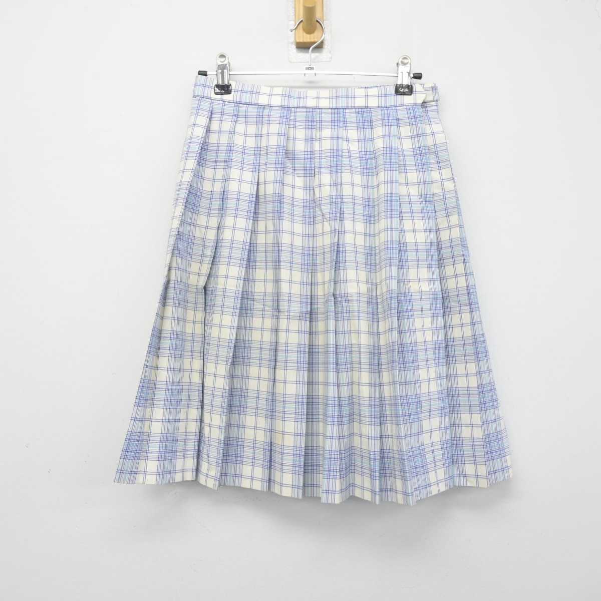 【中古】東京都 八雲学園中学校高等学校 女子制服 4点 (シャツ・スカート) sf044424