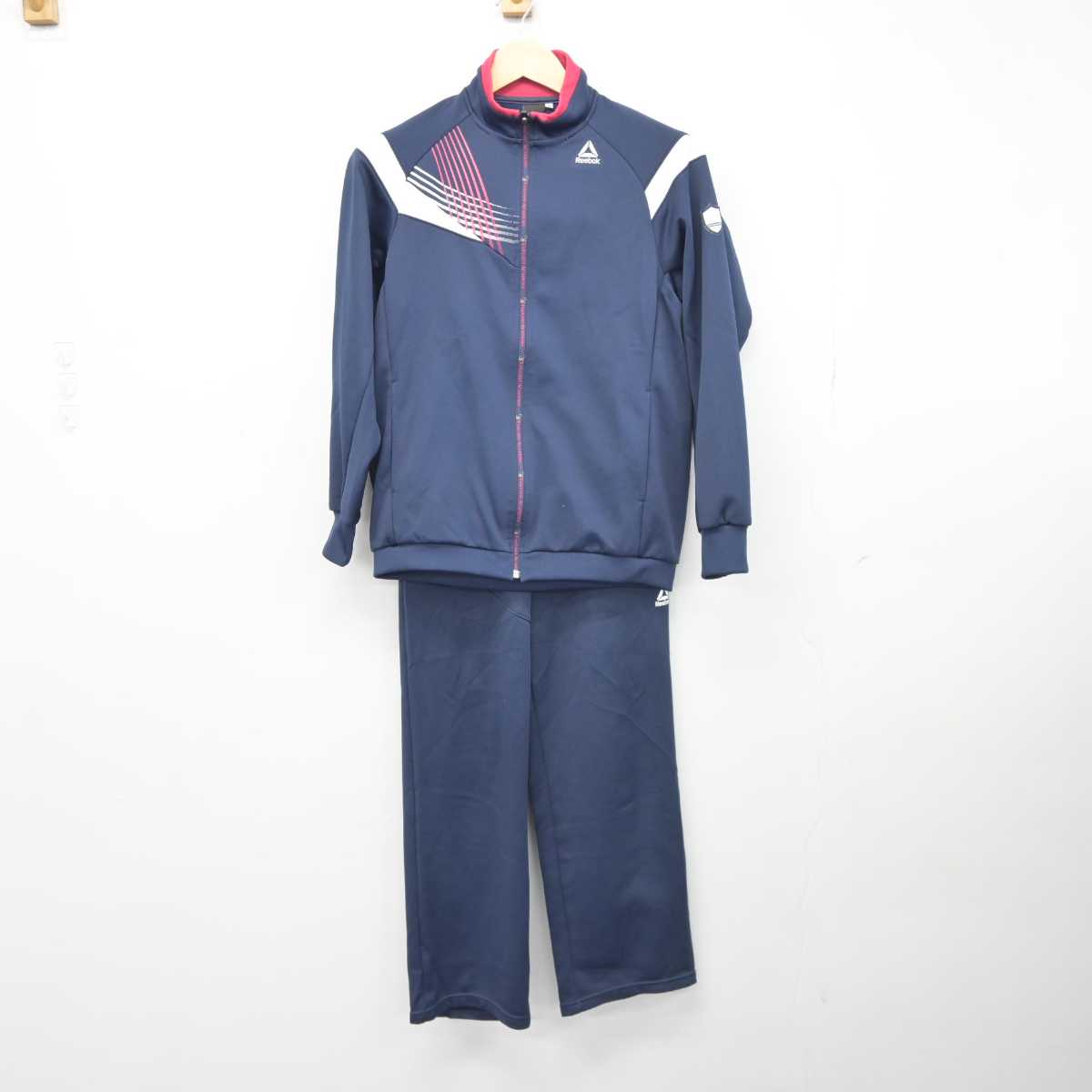 【中古】東京都 八雲学園中学校高等学校 女子制服 2点 (ジャージ 上・ジャージ 下) sf044426