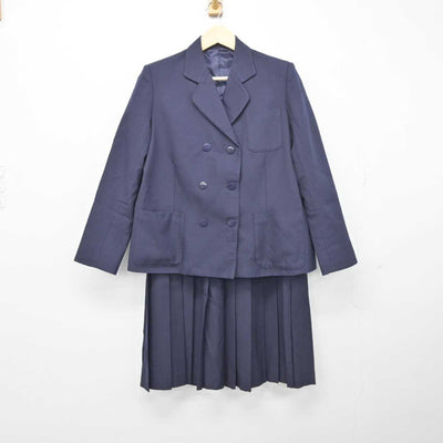 【中古】埼玉県 馬宮中学校 女子制服 3点 (ブレザー・ベスト・スカート) sf044440