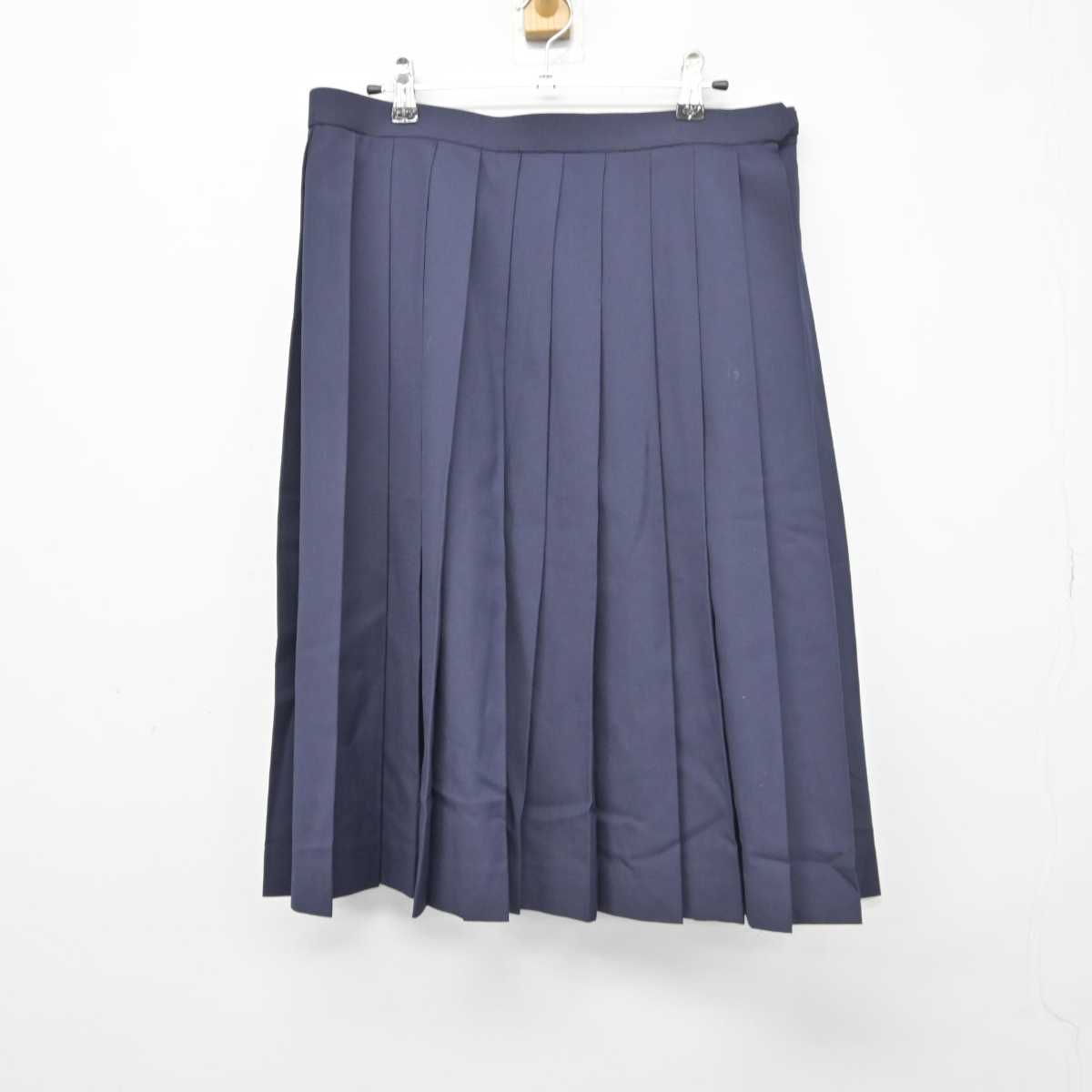 【中古】埼玉県 馬宮中学校 女子制服 2点 (ベスト・スカート) sf044442