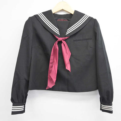 【中古】香川県 引田中学校 女子制服 3点 (セーラー服・セーラー服) sf044449