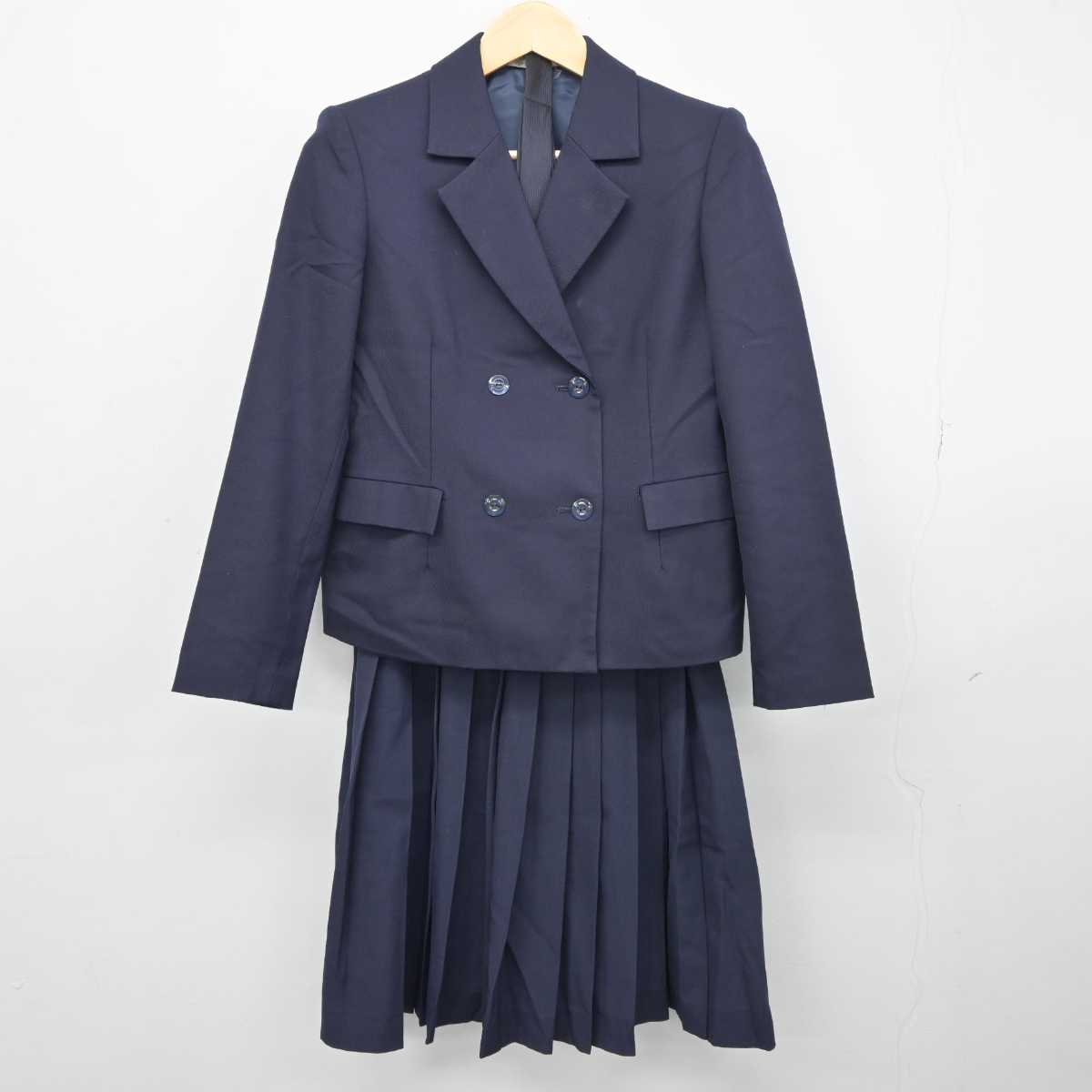 【中古】鳥取県 鳥取西高等学校 女子制服 3点 (ブレザー・スカート) sf044454