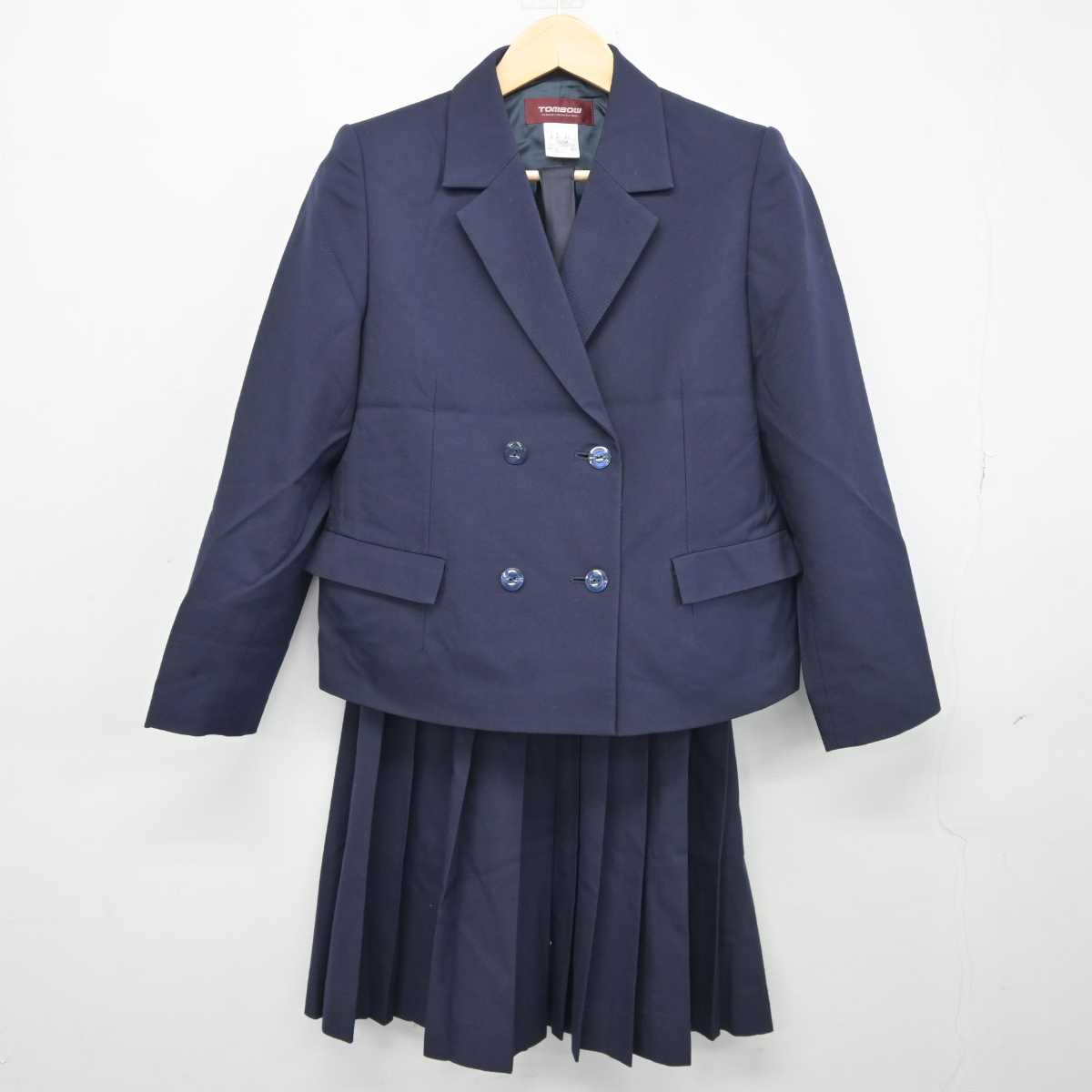 【中古】鳥取県 鳥取西高等学校 女子制服 3点 (ブレザー・スカート) sf044455