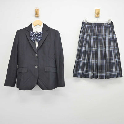 【中古】神奈川県 鵠沼高等学校 女子制服 4点 (ブレザー・シャツ・スカート) sf044475