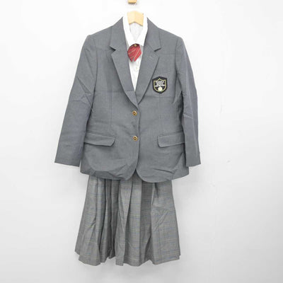 【中古】埼玉県 戸塚西中学校 女子制服 4点 (ブレザー・シャツ・スカート) sf044484