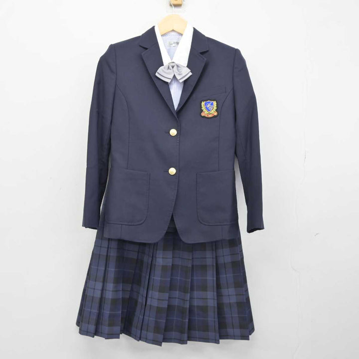 中古】秋田県 秋田中央高等学校 女子制服 4点 (ブレザー・シャツ