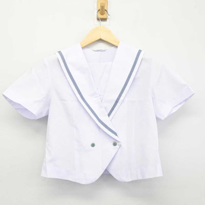 【中古】秋田県 秋田中央高等学校 女子制服 2点 (シャツ・セーラー服) sf044496