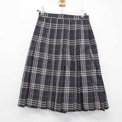 【中古】埼玉県 栄北高等学校 女子制服 3点 (ニット・スカート) sf044503