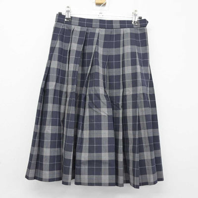 【中古】徳島県 城之内高等学校 女子制服 2点 (ニット・スカート) sf044509